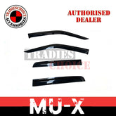 Weathershields, Weather Shields for ISUZU MU-X 2013+ Luxury Window Visors MUX